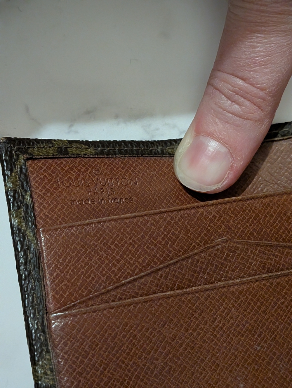 Authenticated Louis Vuitton Monogram Compact Envelope Wallet - Brown - Picture 9 of 16